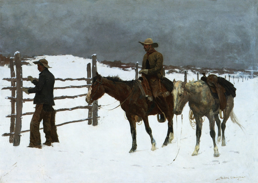 La Chute du Cowboy - Frederic Remington