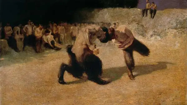 Fauns in Combat - Franz von Stuck