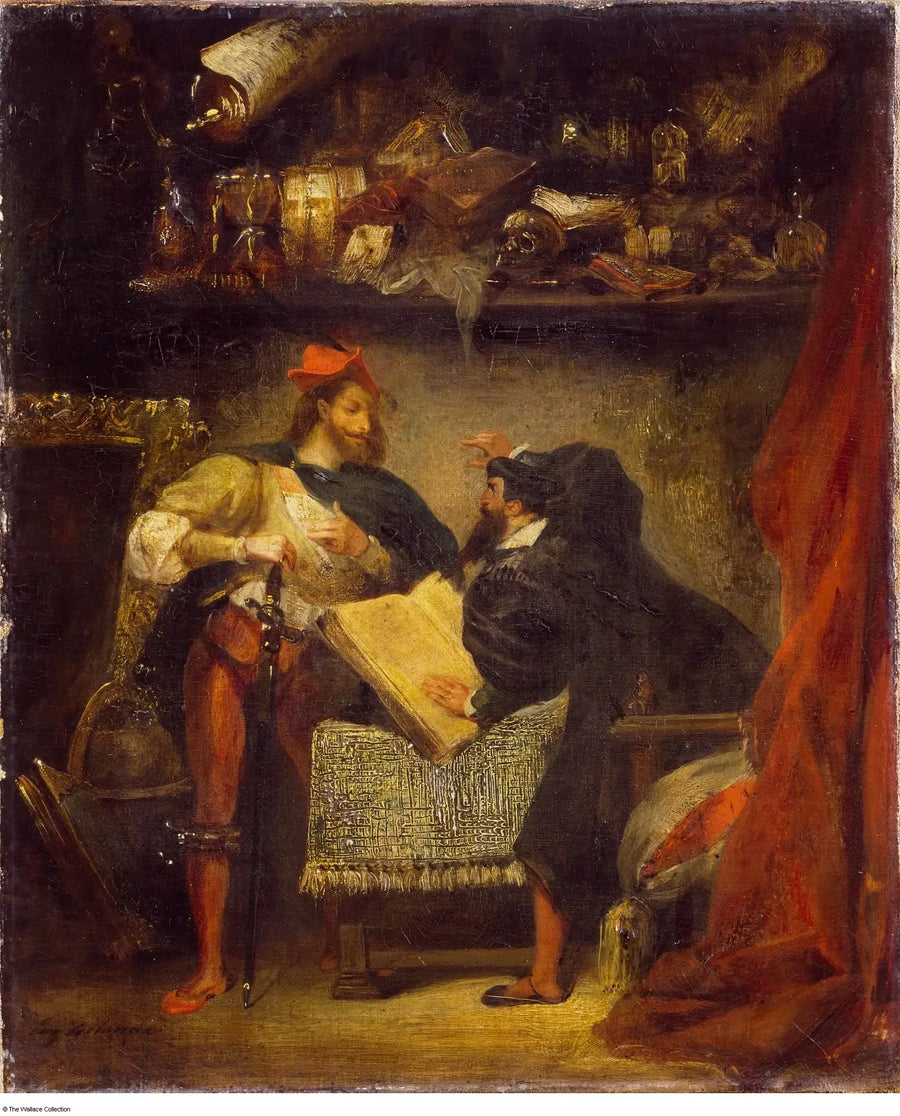 Faust and Mephistopheles - Eugène Delacroix