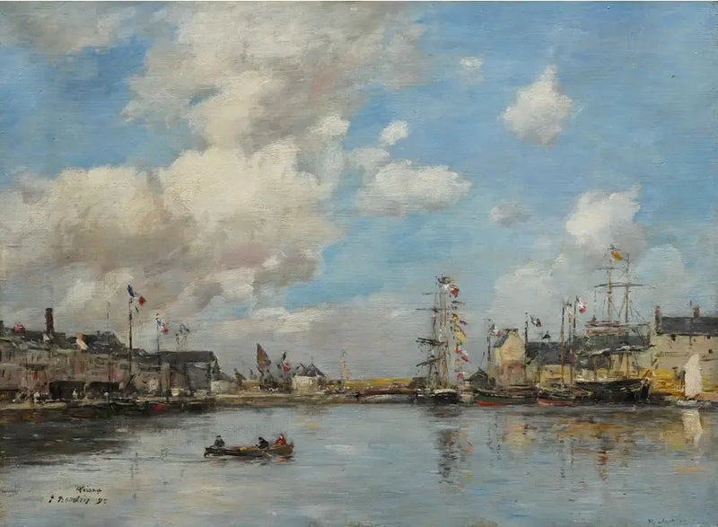 Fécamp, the Basin - Eugène Boudin