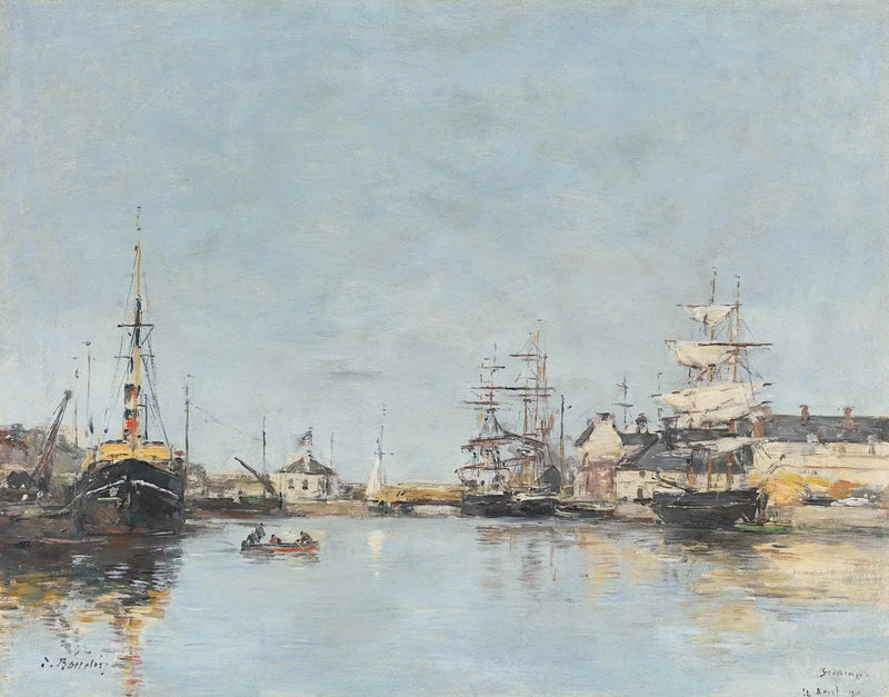 Fécamp, the Basin - Eugène Boudin