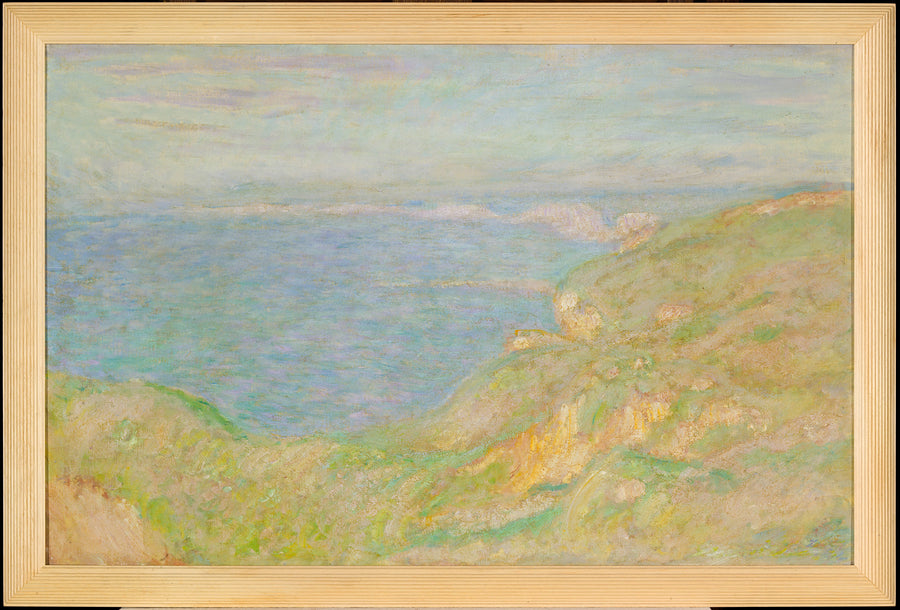 Cliff at Fécamp - Claude Monet