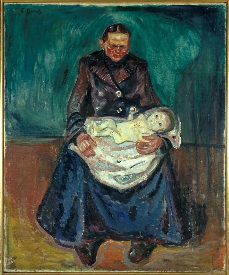 Woman with Sick Child. Heritage - Edvard Munch