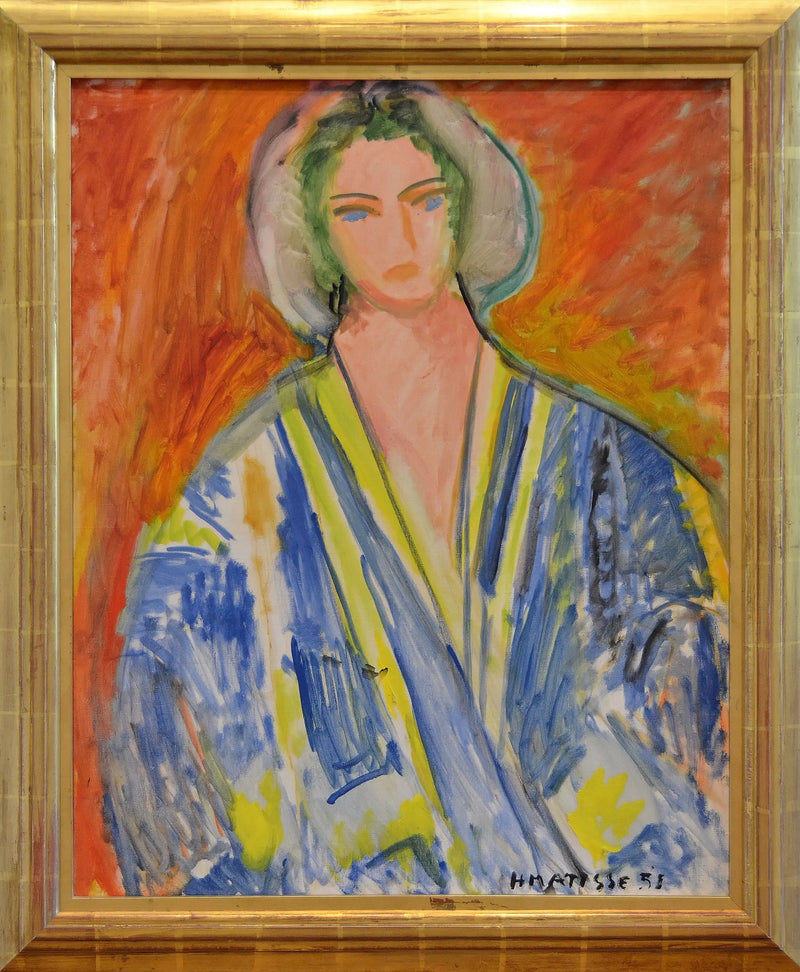 Woman in a Blue Gandoura - Henri Matisse
