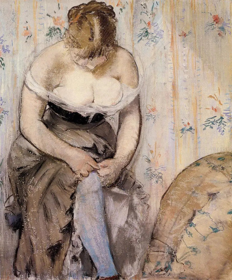 Woman with the Garter - Édouard Manet