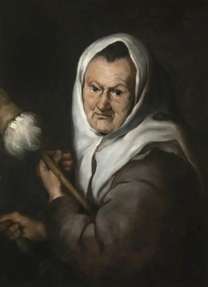 Woman at the Spinning Wheel - Bartolomé Esteban Murillo