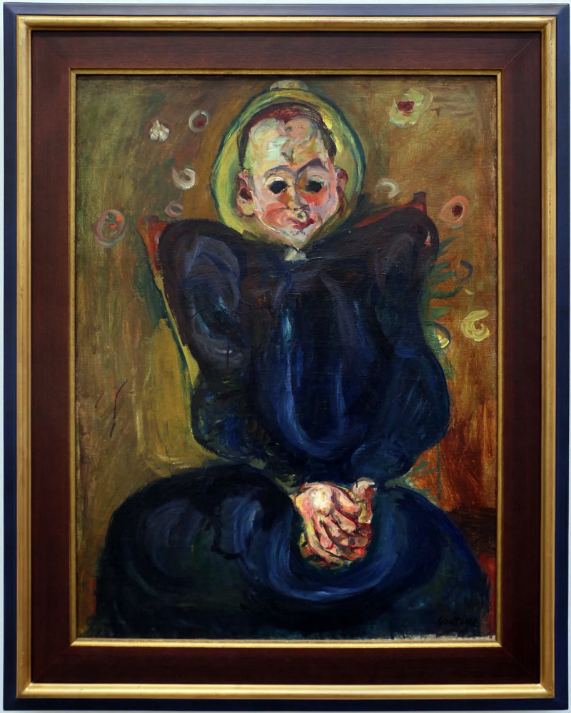 Woman in Blue Dress - Chaim Soutine