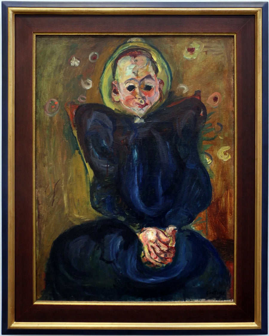 Woman in Blue Dress - Chaim Soutine