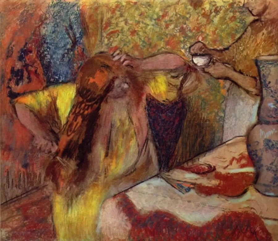 Woman at the Toilette - Edgar Degas
