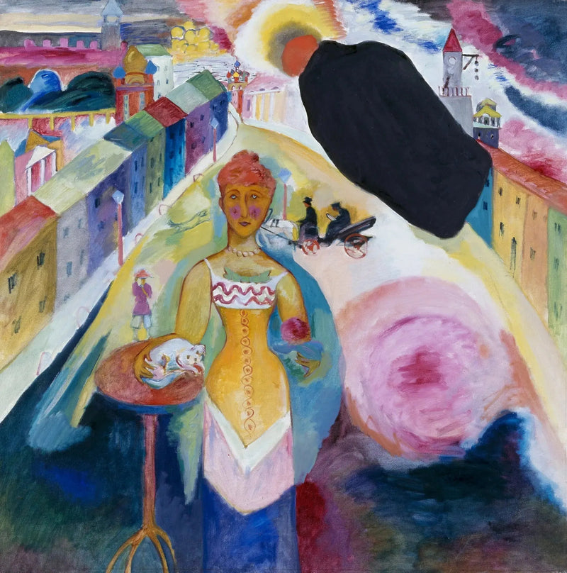 Woman in Moscow - Vassily Kandinsky