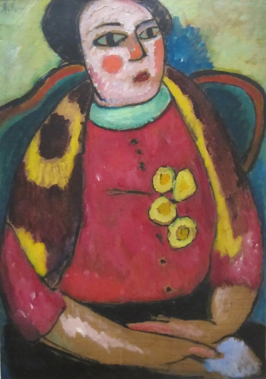 Seated Woman - Alexej von Jawlensky