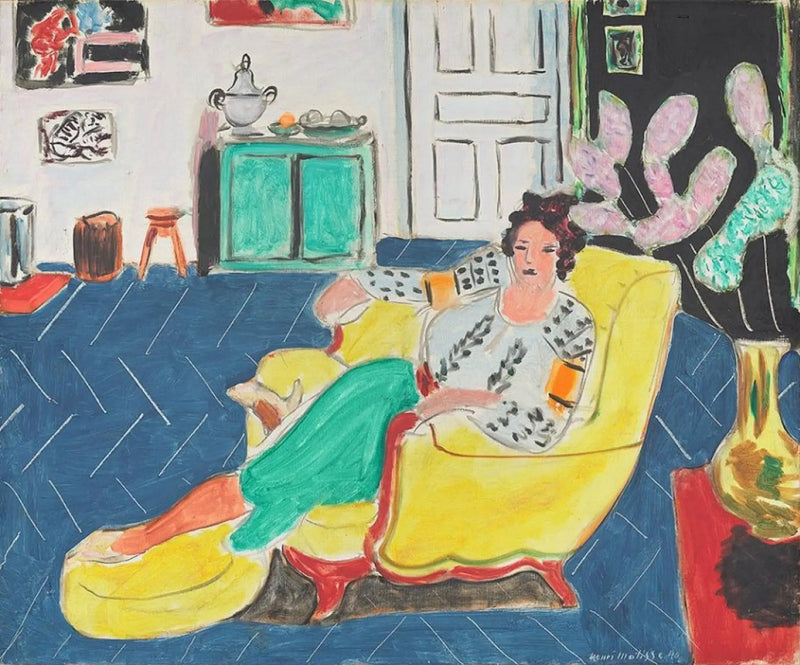Woman Sitting in an Armchair - Henri Matisse