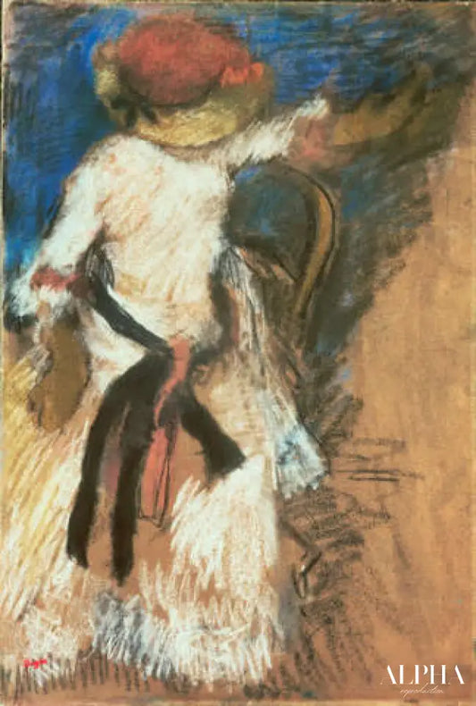 Femme assise - Edgar Degas - Reproductions de tableaux et peintures haut de gamme