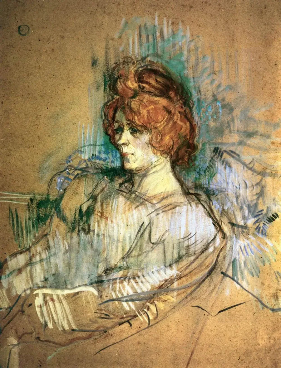 Woman Sitting - Henri de Toulouse-Lautrec