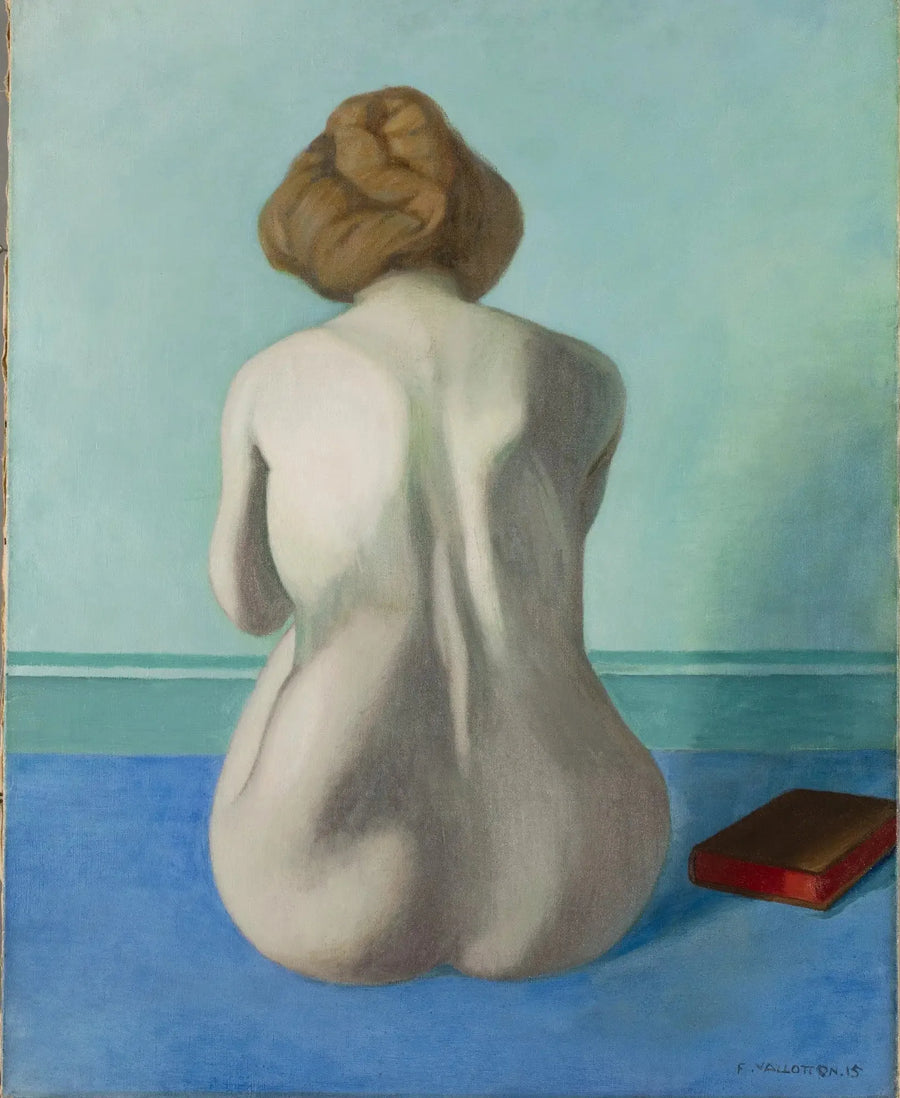 Woman sitting on the back - Félix Vallotton