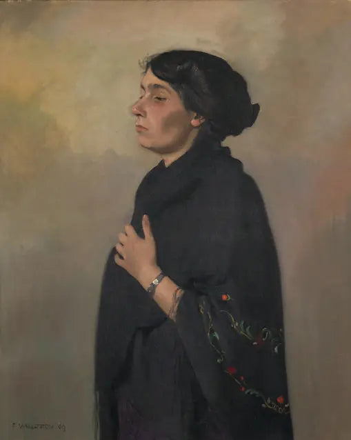Femme au châle noir - Félix Vallotton - Alpha Reproduction