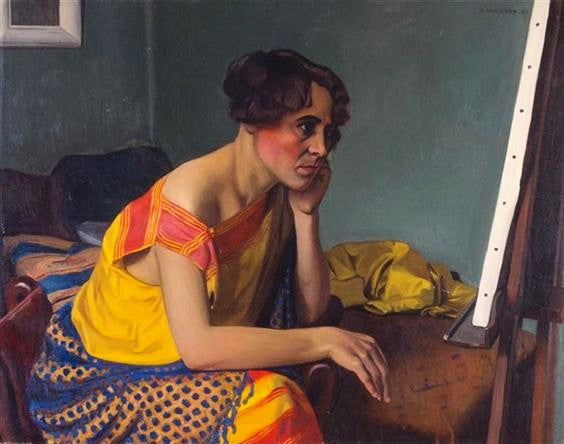 Woman at the Easel - Félix Vallotton
