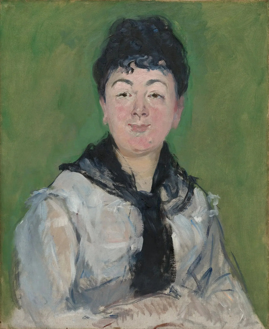 Woman with a Black Headscarf - Édouard Manet