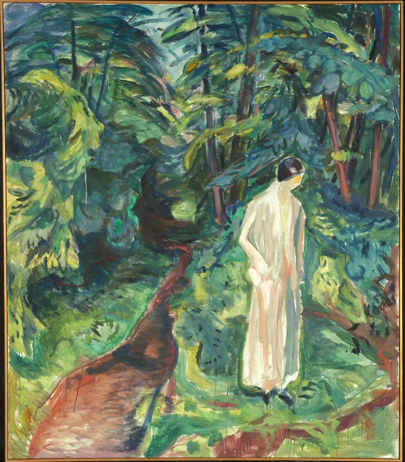 Woman in the Garden - Edvard Munch