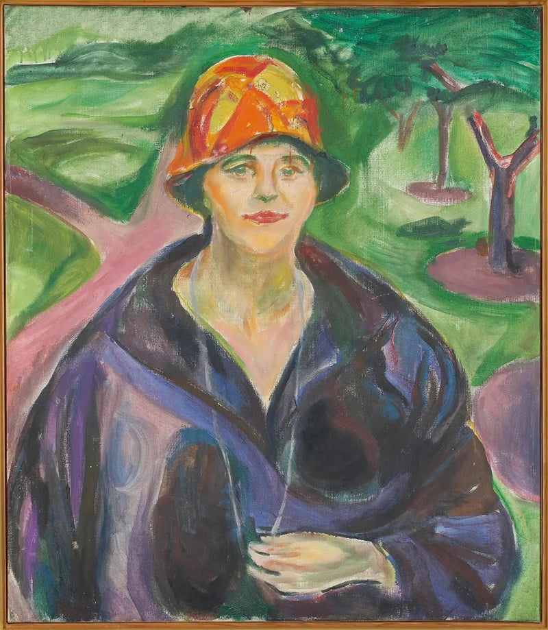 Woman in a Blue Coat - Edvard Munch