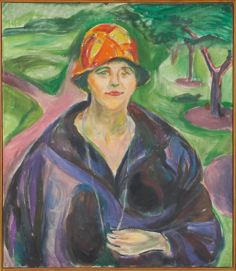 Woman in a Blue Coat - Edvard Munch