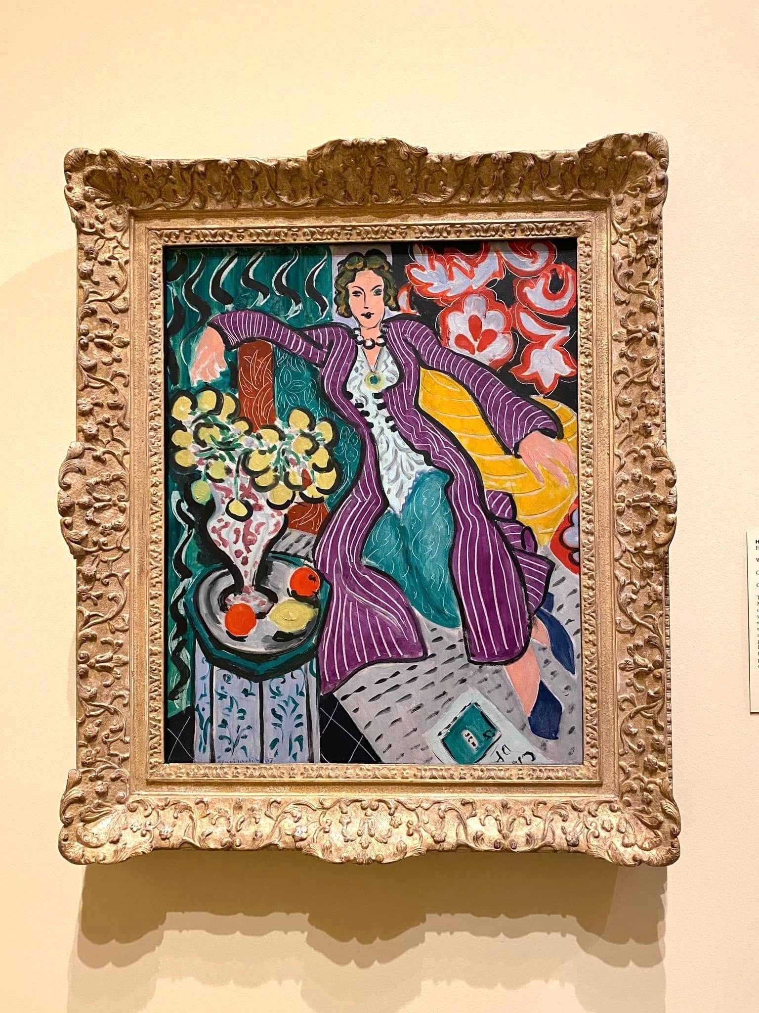 Woman in a Purple Coat - Henri Matisse
