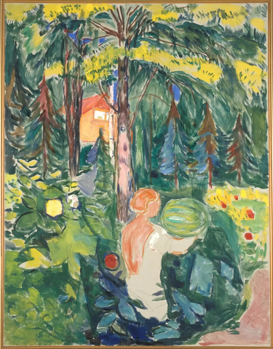 Woman with Pumpkin - Edvard Munch