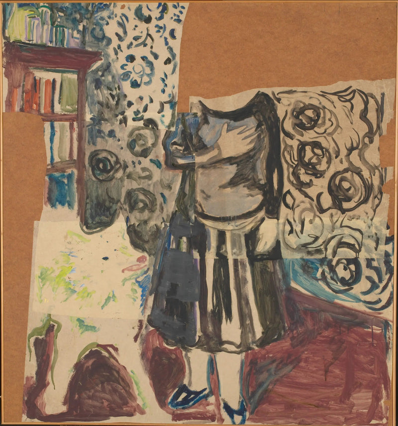 Woman with Samoyed - Edvard Munch
