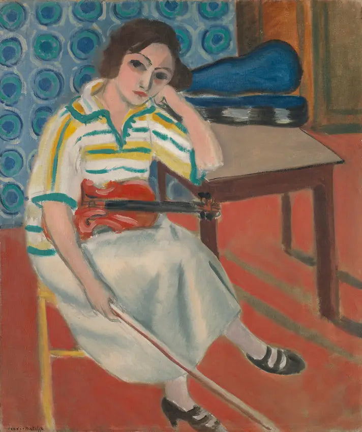 Woman with Violin - Henri Matisse