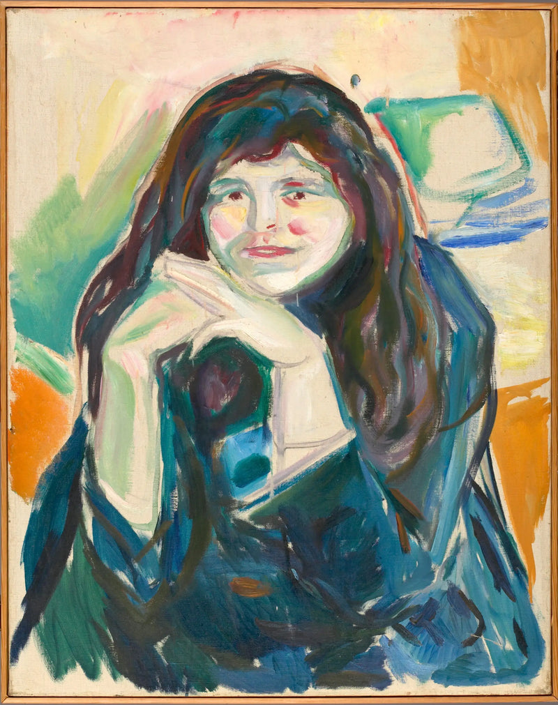 Woman with Loose Hair - Edvard Munch