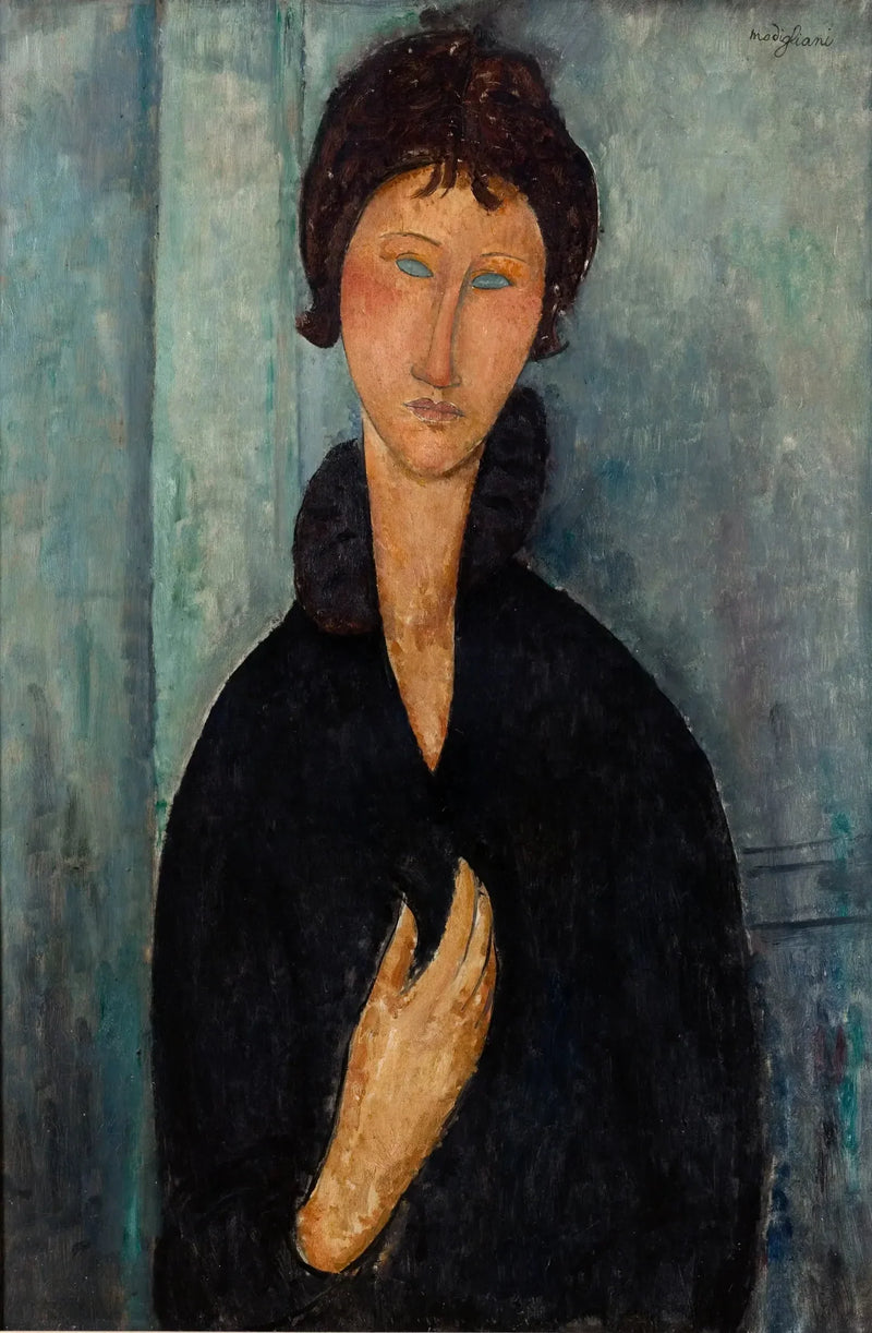 Woman with Blue Eyes - Amedeo Modigliani