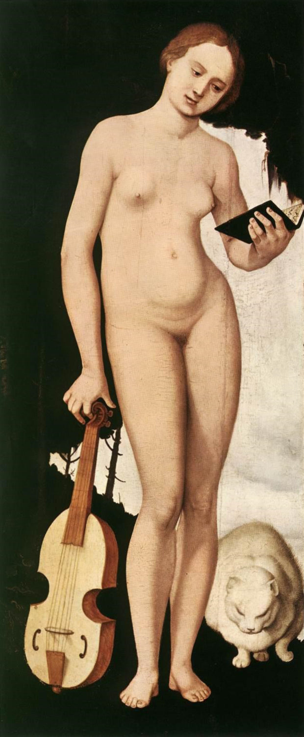 Woman with Cat - Hans Baldung Grien