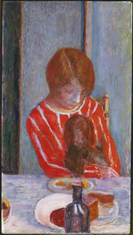 Woman with Dog - Pierre Bonnard