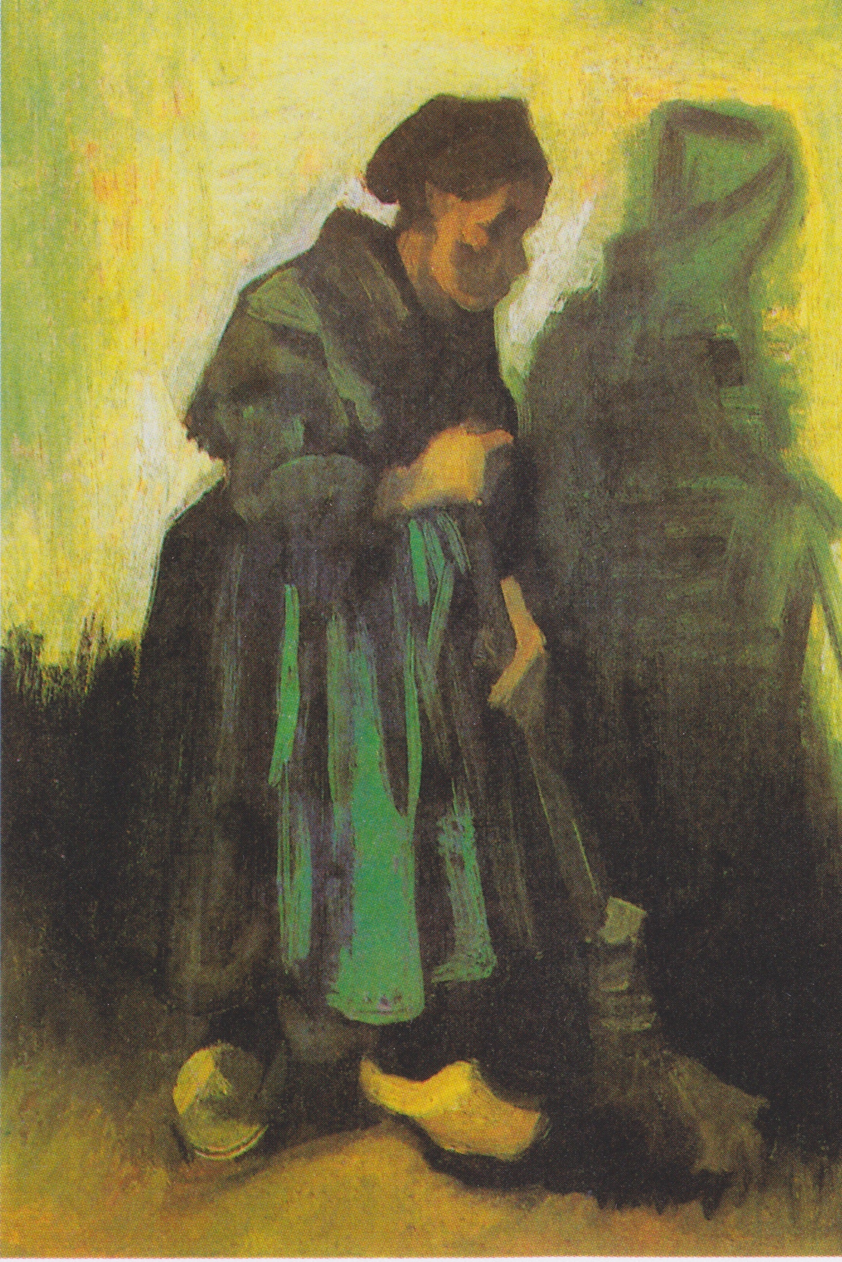 Woman with a Broom - Vincent van Gogh