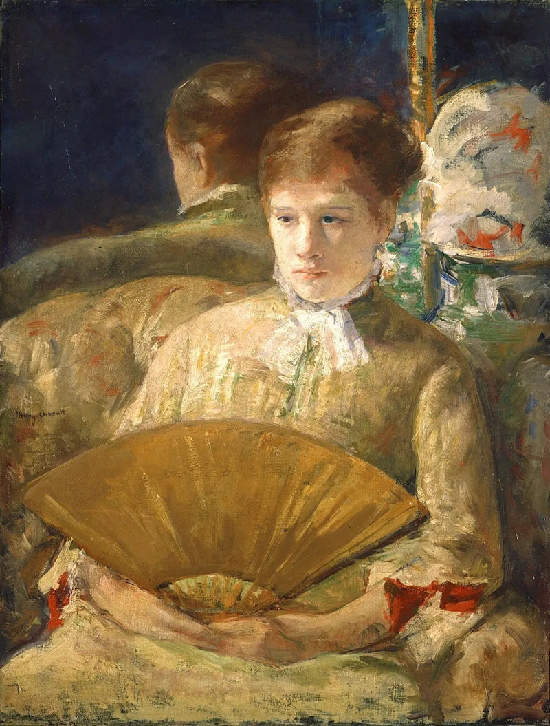 Woman with a Fan - Mary Cassatt