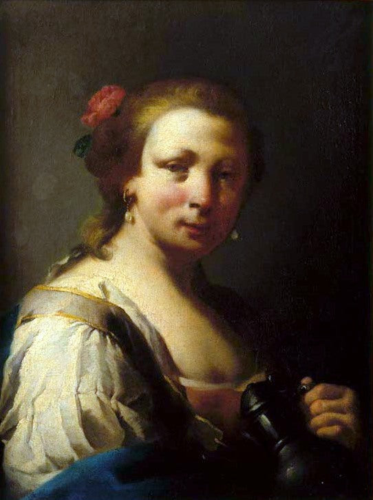 Woman with a Pitcher - Giovanni Battista Piazzetta
