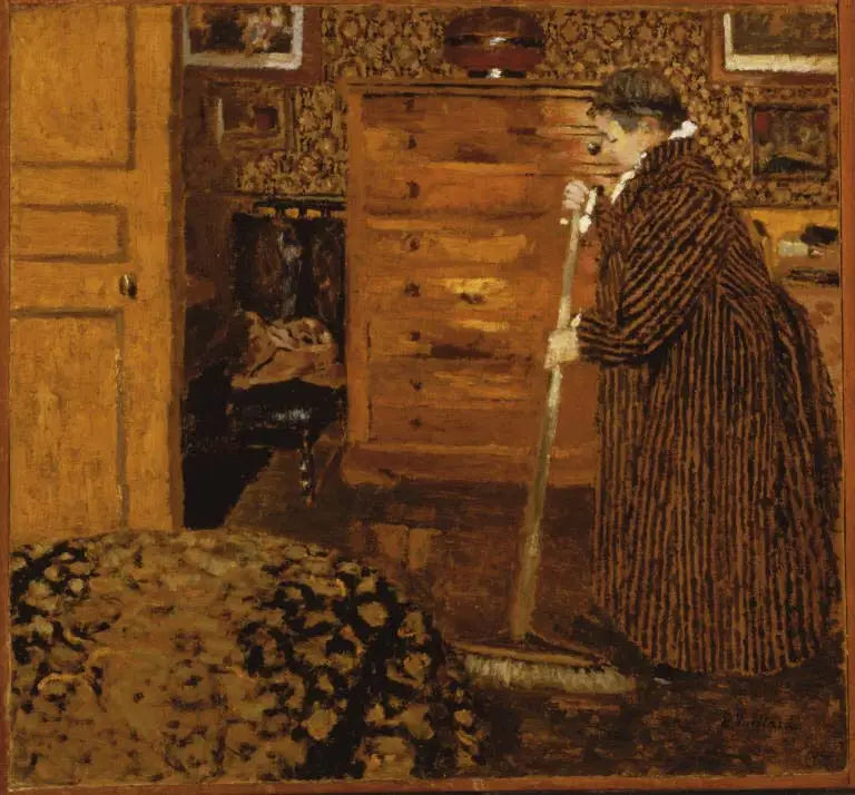 Woman Sweeping - Édouard Vuillard
