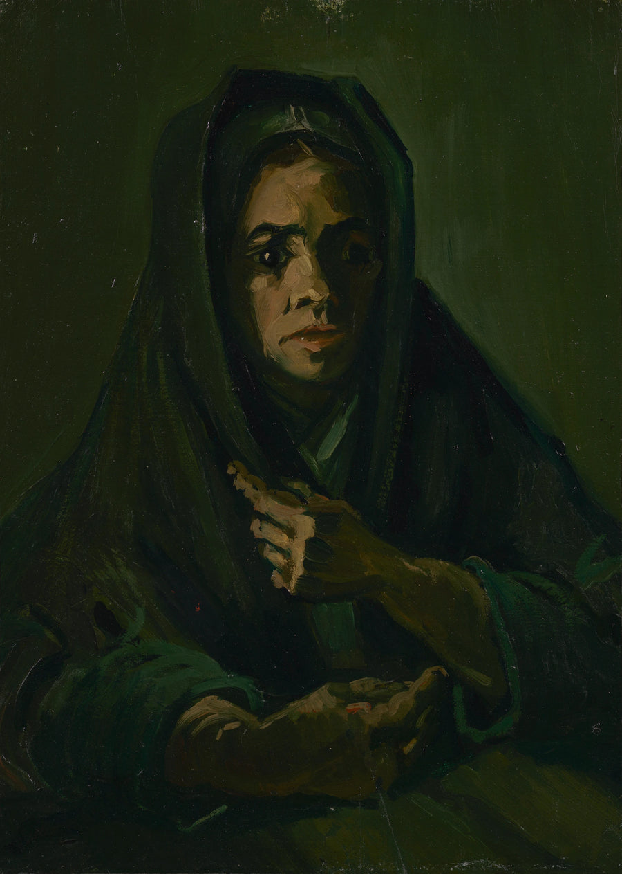Woman with a Mourning Shawl - Vincent van Gogh