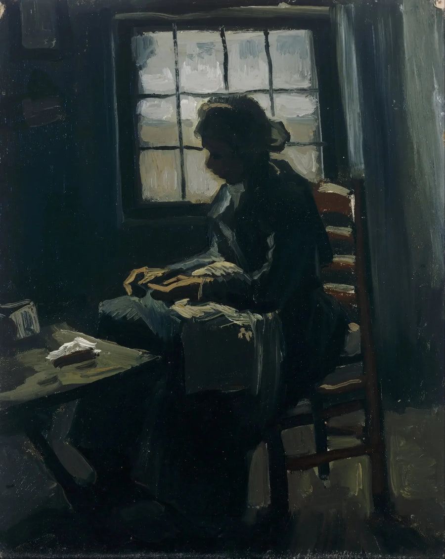 Woman Sewing - Vincent van Gogh