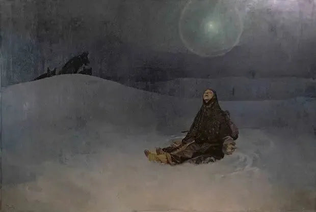 Woman in the Desert - Alphonse Mucha