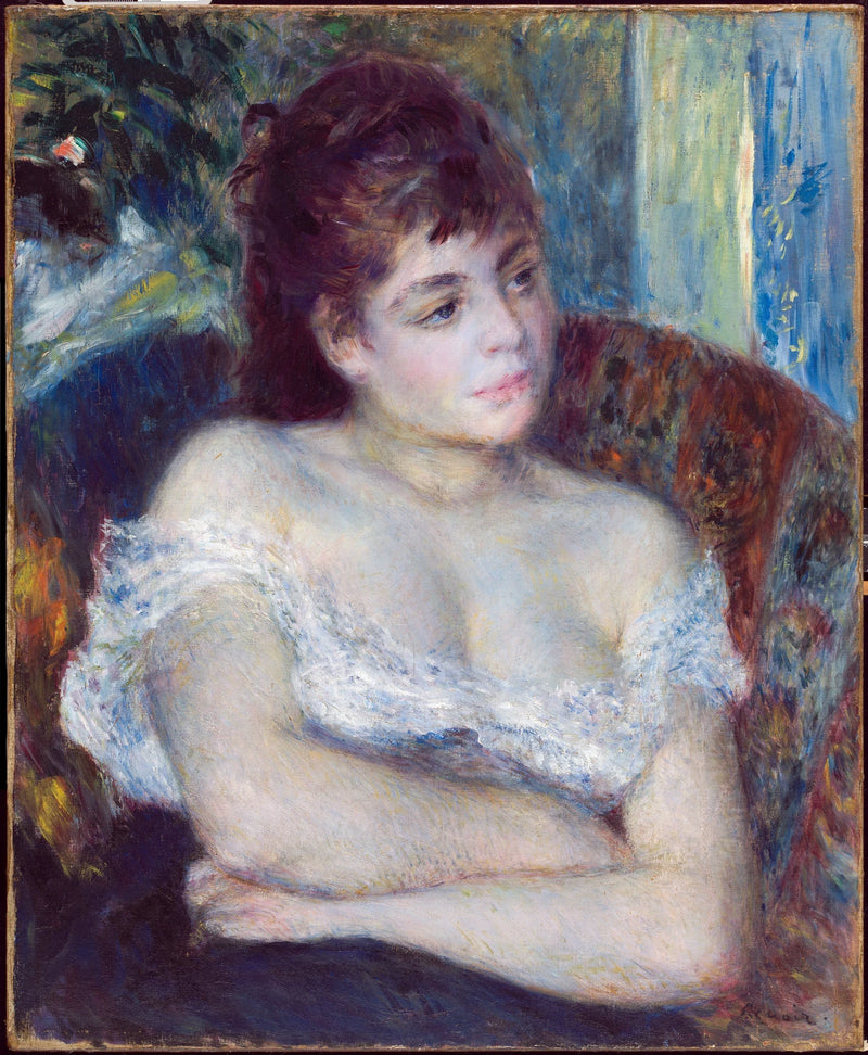 Woman in a Armchair - Pierre-Auguste Renoir