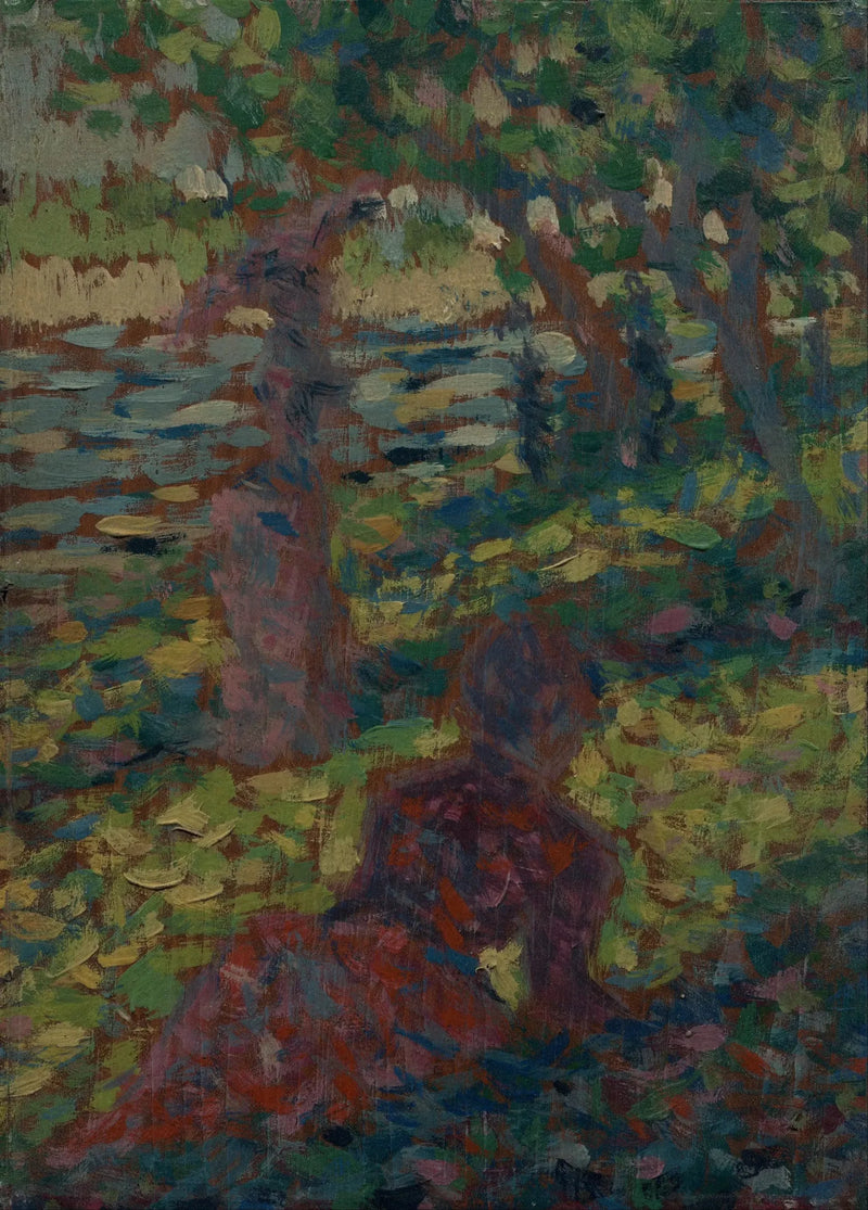 Woman in a Park - Georges Seurat