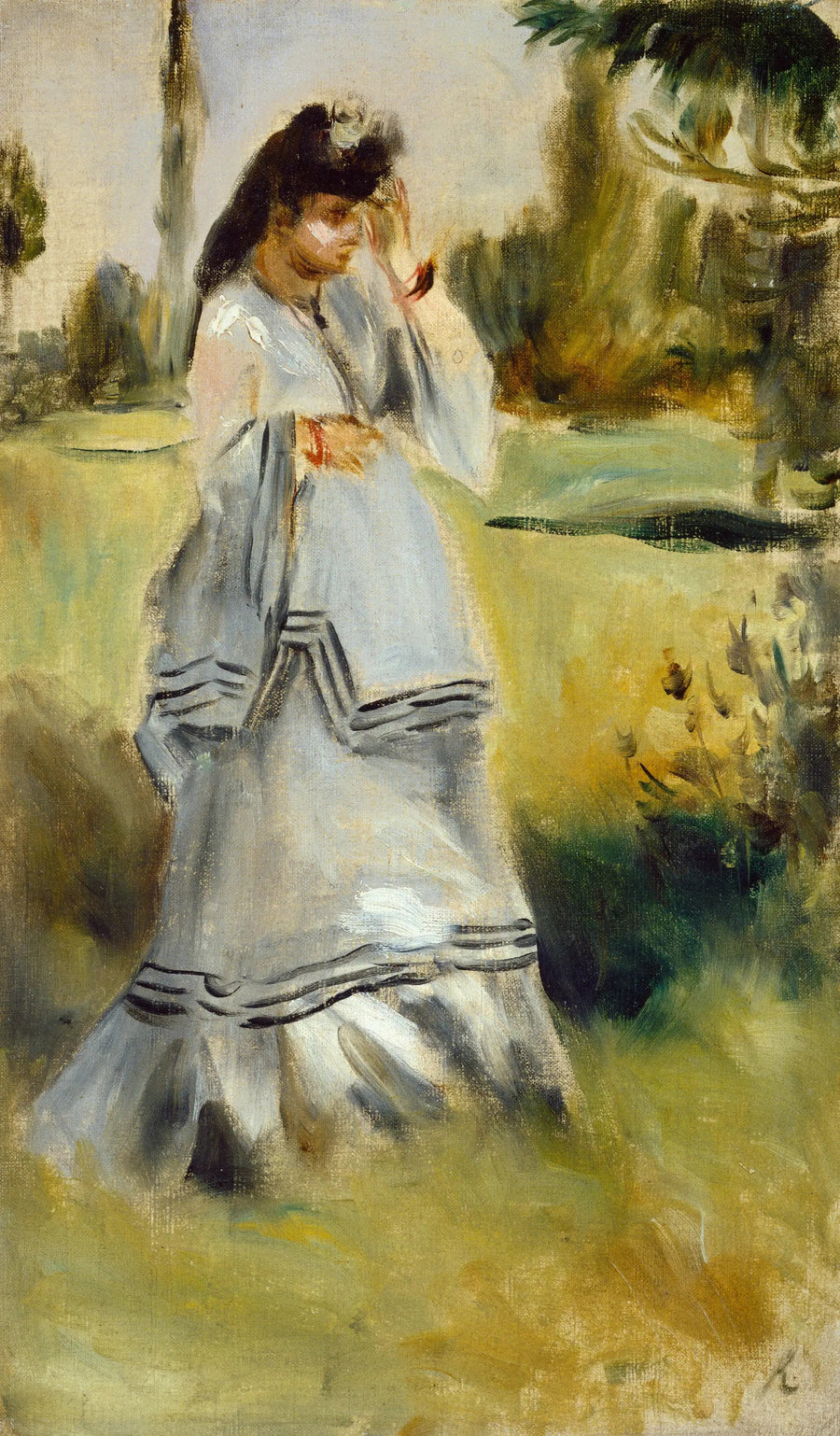 Woman in a Park - Pierre-Auguste Renoir
