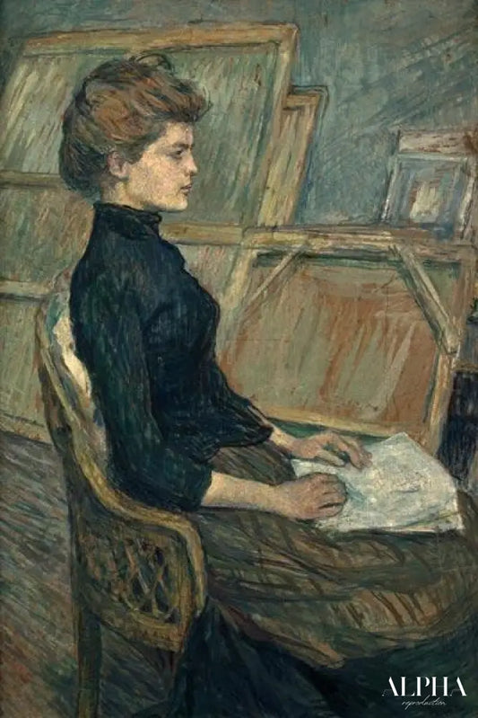 Femme dans un studio - Toulouse Lautrec - Reproductions de tableaux et peintures haut de gamme