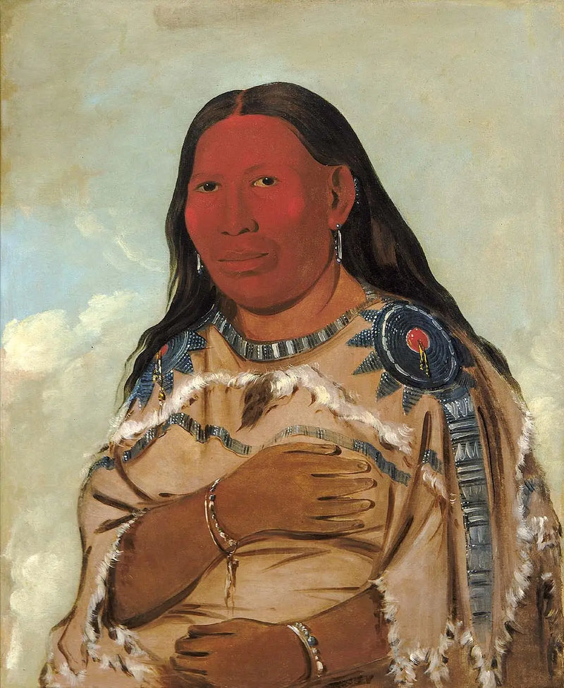 Woman of Two Crows - George Catlin