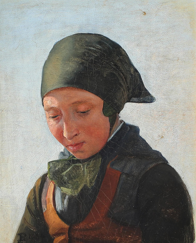 Woman of Refsnæs. - Carl Heinrich Bloch