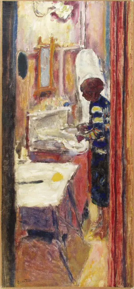 Woman Standing in an Interior - Pierre Bonnard