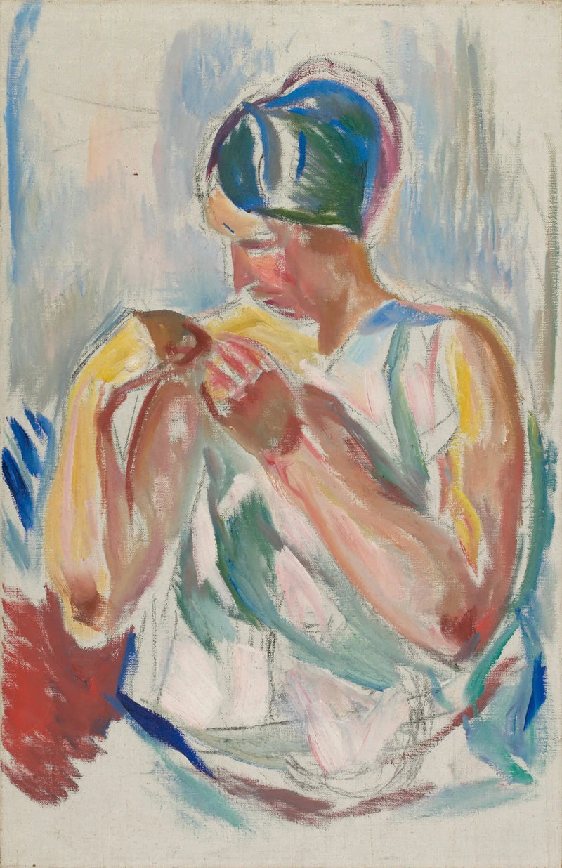 Woman in Negligee - Edvard Munch