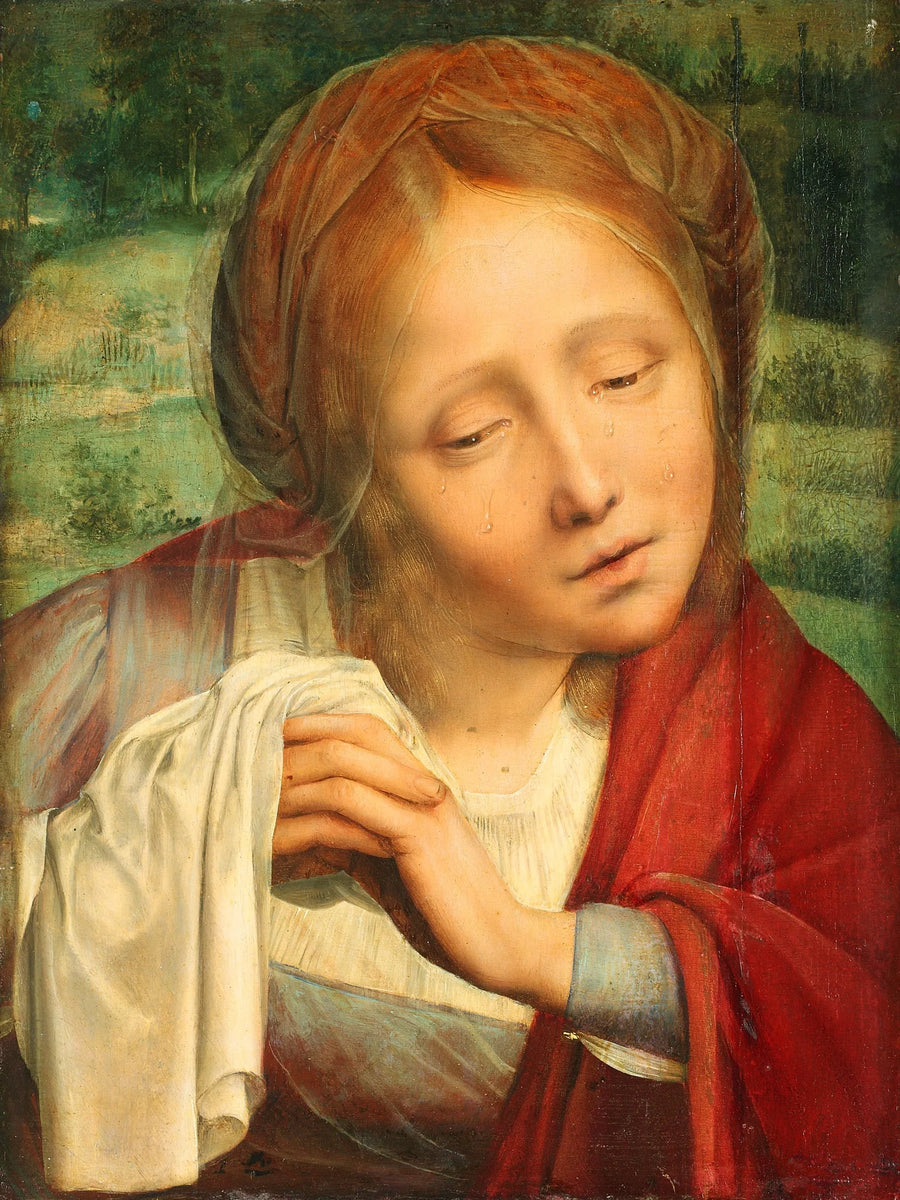 Woman in Mourning from a Lamentation - Quentin Metsys