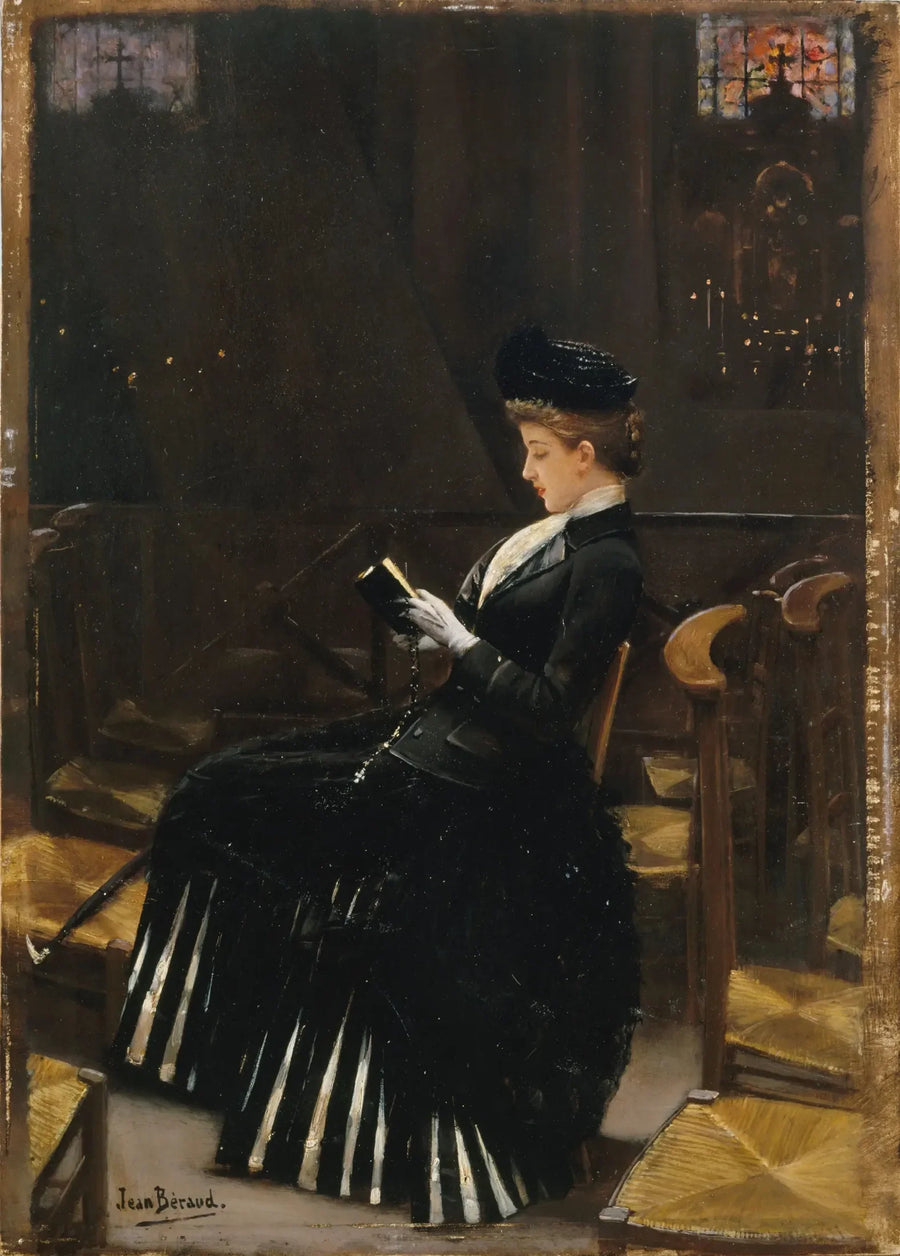 Woman in Prayer - Jean Béraud